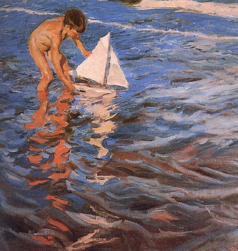 Joaquin Sorolla Small boat oil painting picture